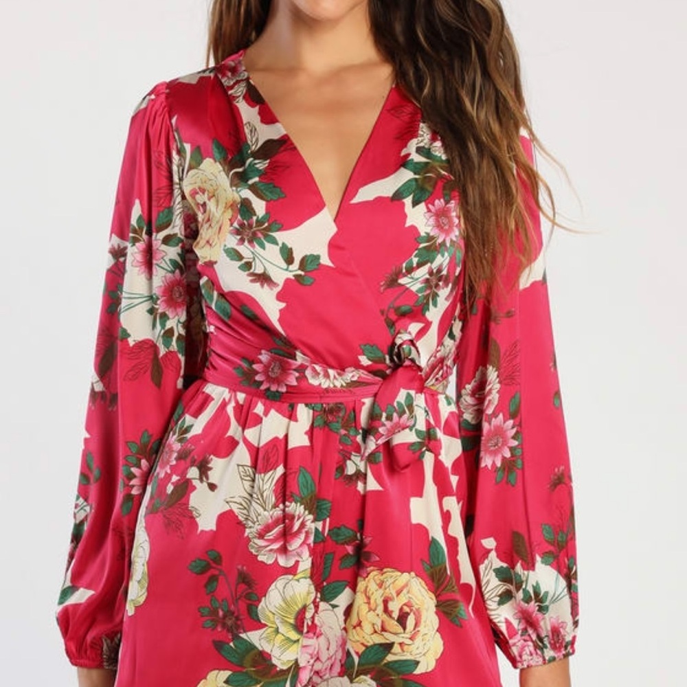 Pink Floral Romper